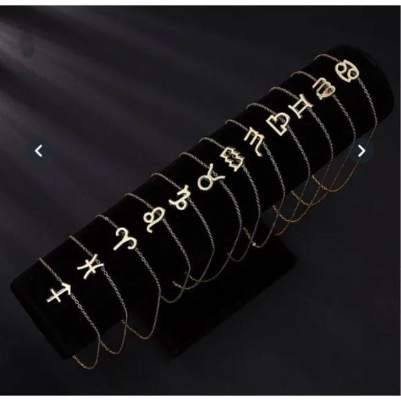 Taurus GOLD ZODIAC STAR SIGN HOROSCOPE NECKLACE - Picture 4 of 11